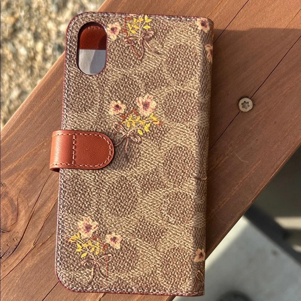 Coach Floral Monogram iPhone XR Case Wallet - Picture 8 of 12